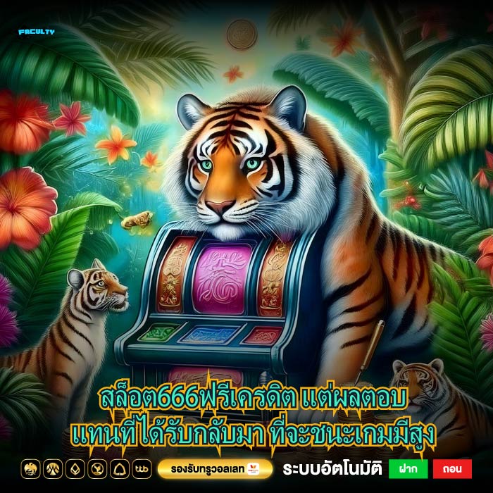 สล็อต666ฟรีเครดิต แต่ผลตอบแทนที่ได้รับกลับมา ที่จะชนะเกมมีสูง